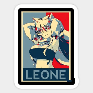 Akame Ga Kill Leone Waifu! Sticker